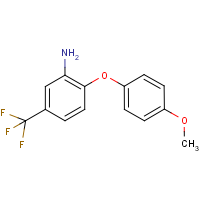 CAS:62966-74-9 | PC0417 | 2-(4-Methoxyphenoxy)-5-(trifluoromethyl)aniline