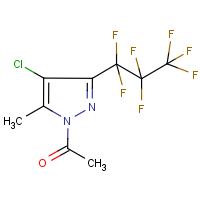 CAS:231301-25-0 | PC0536 | 1-Acetyl-4-chloro-3-(heptafluoropropyl)-5-methyl-1H-pyrazole
