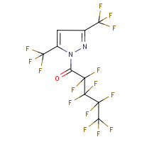 CAS:231285-85-1 | PC0539 | 3,5-Bis(trifluoromethyl)-1-(nonafluoropentanoyl)pyrazole