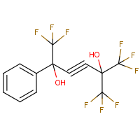 CAS:231285-92-0 | PC0593 | 1,1,1,6,6,6-Hexafluoro-5-phenyl-2-(trifluoromethyl)hex-3-yne-2,5-diol
