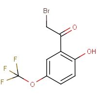 CAS:496052-53-0 | PC0594 | 2-Hydroxy-5-(trifluoromethoxy)phenacyl bromide