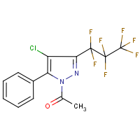 CAS:231947-18-5 | PC0632 | 1-Acetyl-4-chloro-3-(heptafluoropropyl)-5-phenyl-1H-pyrazole