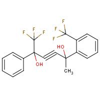 CAS: 231630-90-3 | PC0728 | 2-[2-(Trifluoromethyl)phenyl]-5-phenyl-6,6,6-trifluorohex-3-yne-2,5-diol