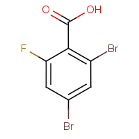 CAS:183065-69-2 | PC0739 | 2,4-Dibromo-6-fluorobenzoic acid