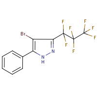 CAS:82633-52-1 | PC0805 | 4-Bromo-3-(heptafluoroprop-1-yl)-5-(phenyl)pyrazole
