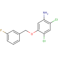 CAS:439095-33-7 | PC0860 | 2,4-Dichloro-5-(3-fluorobenzyloxy)aniline
