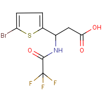 CAS:194229-21-5 | PC0863 | 3-(5-Bromothien-2-yl)-3-[(trifluoroacetyl)amino]propionic acid