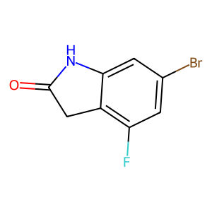 CAS: 1000341-00-3 | PC100011 | 6-Bromo-4-fluoroindolin-2-one