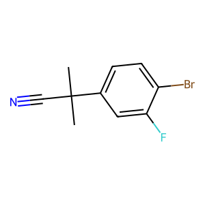 CAS: 1027087-75-7 | PC1001627 | 2-(4-Bromo-3-fluorophenyl)-2-methylpropanenitrile
