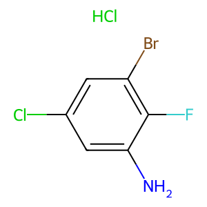 CAS: 1384265-18-2 | PC100207 | 3-Bromo-5-chloro-2-fluoroaniline hydrochloride