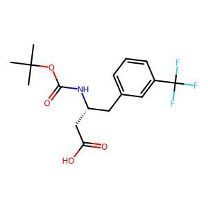 CAS: 269726-74-1 | PC1002115 | (R)-3-((tert-Butoxycarbonyl)amino)-4-(3-(trifluoromethyl)phenyl)butanoic acid