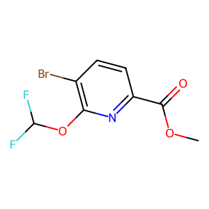 CAS: 2901871-30-3 | PC1002283 | Methyl 5-bromo-6-(difluoromethoxy)picolinate