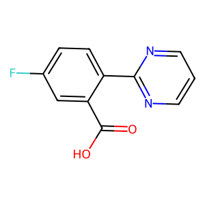 CAS: 1293284-57-7 | PC1002375 | 5-Fluoro-2-(pyrimidin-2-yl)benzoic acid