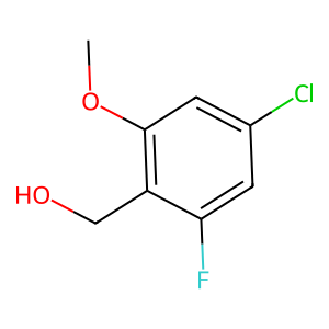 CAS: 1823952-59-5 | PC1002446 | (4-Chloro-2-fluoro-6-methoxyphenyl)methanol