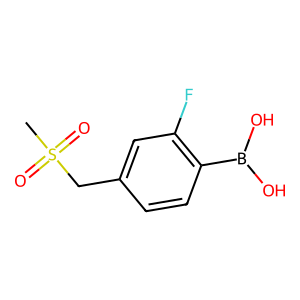 CAS: 1382136-96-0 | PC1002654 | (2-FLuoro-4-((methylsulfonyl)methyl)phenyl)boronic acid