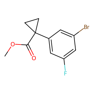 CAS: 1803566-53-1 | PC1002717 | Methyl 1-(3-bromo-5-fluorophenyl)cyclopropane-1-carboxylate