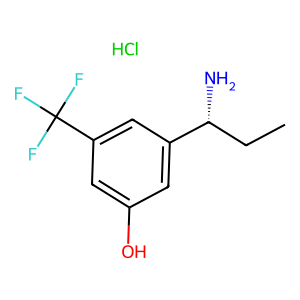 CAS: 2411590-98-0 | PC1002804 | (R)-3-(1-Aminopropyl)-5-(trifluoromethyl)phenol hydrochloride