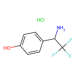 CAS: 2703756-58-3 | PC1002901 | 4-(1-Amino-2,2,2-trifluoroethyl)phenol hydrochloride