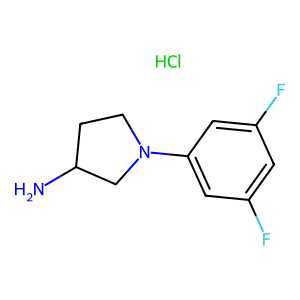CAS: 3029270-06-9 | PC1002959 | 1-(3,5-Difluorophenyl)pyrrolidin-3-amine hydrochloride
