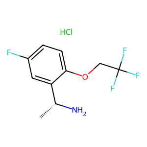 CAS: 2525506-63-0 | PC1002989 | (R)-1-(5-Fluoro-2-(2,2,2-trifluoroethoxy)phenyl)ethan-1-amine hydrochloride