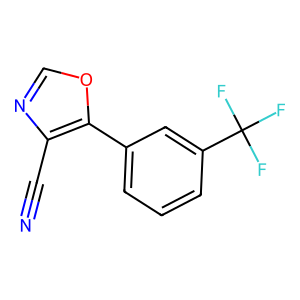 CAS: 255876-72-3 | PC1003065 | 5-[3-(Trifluoromethyl)phenyl]-1,3-oxazole-4-carbonitrile