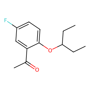 CAS: 1522589-69-0 | PC1003106 | 1-(5-Fluoro-2-(pentan-3-yloxy)phenyl)ethan-1-one