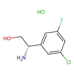 CAS: 2055576-85-5 | PC1003109 | (S)-2-Amino-2-(3-chloro-5-fluorophenyl)ethan-1-ol hydrochloride