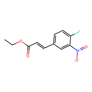 CAS: 383664-94-6 | PC1003277 | Ethyl (E)-3-(4-fluoro-3-nitrophenyl)acrylate