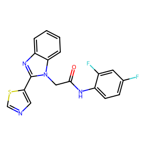 CAS: 695223-53-1 | PC1003279 | N-(2,4-Difluorophenyl)-2-(2-(thiazol-5-yl)-1H-benzo[d]imidazol-1-yl)acetamide