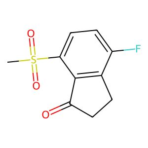 CAS: 1672665-29-0 | PC1003304 | 4-Fluoro-7-(methylsulfonyl)-2,3-dihydro-1H-inden-1-one