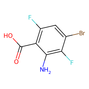CAS: 1698535-33-9 | PC100340 | 2-Amino-4-bromo-3,6-difluorobenzoic acid