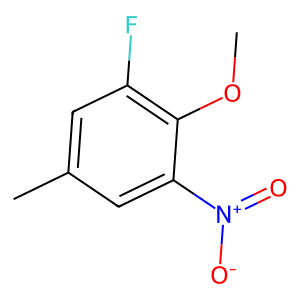 CAS: 708-04-3 | PC100343 | 1-Fluoro-2-methoxy-5-methyl-3-nitrobenzene