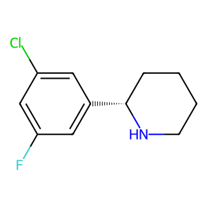 CAS: 1212955-17-3 | PC1003440 | (S)-2-(3-Chloro-5-fluorophenyl)piperidine