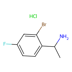 CAS: 2705377-22-4 | PC1003490 | 1-(2-Bromo-4-fluorophenyl)ethan-1-amine hydrochloride