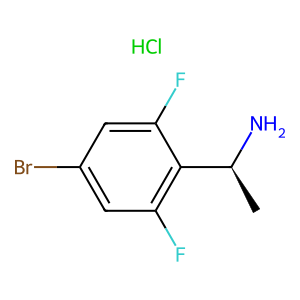 CAS: 2460739-93-7 | PC1003522 | (S)-1-(4-Bromo-2,6-difluorophenyl)ethan-1-amine hydrochloride