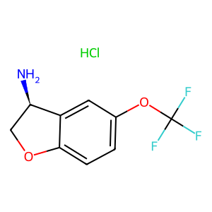 CAS: 2177264-44-5 | PC1003529 | (S)-5-(Trifluoromethoxy)-2,3-dihydrobenzofuran-3-amine hydrochloride