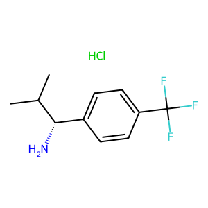 CAS: 1391423-72-5 | PC1003583 | (R)-2-Methyl-1-(4-(trifluoromethyl)phenyl)propan-1-amine hydrochloride