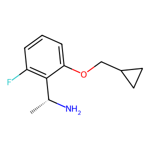 CAS: 1344958-14-0 | PC1003804 | (R)-1-(2-(Cyclopropylmethoxy)-6-fluorophenyl)ethan-1-amine