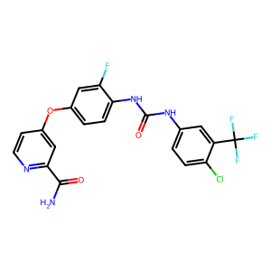 CAS: 1343498-72-5 | PC1003828 | 4-(4-(3-(4-Chloro-3-(trifluoromethyl)phenyl)ureido)-3-fluorophenoxy)picolinamide
