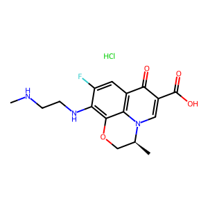 CAS: 1346603-62-0 | PC1003861 | (S)-9-Fluoro-3-methyl-10-((2-(methylamino)ethyl)amino)-7-oxo-3,7-dihydro-2H-[1,4]oxazino[2,3,4-ij]quinoline-6-carboxylic acid hydrochloride