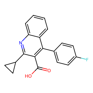 CAS: 160375-37-1 | PC1003897 | 2-Cyclopropyl-4-(4-fluorophenyl)quinoline-3-carboxylic acid