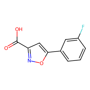 CAS: 1188032-12-3 | PC1004072 | 5-(3-Fluorophenyl)isoxazole-3-carboxylic acid