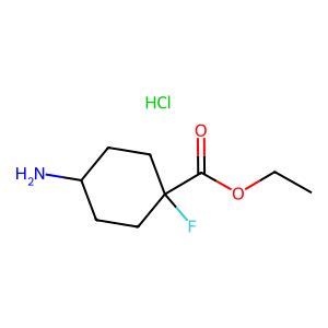 CAS: 2682114-35-6 | PC1004088 | Ethyl 4-amino-1-fluorocyclohexane-1-carboxylate hydrochloride