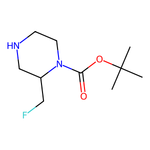 CAS: 1017789-35-3 | PC1004160 | tert-Butyl 2-(fluoromethyl)piperazine-1-carboxylate