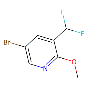 CAS: 1254123-51-7 | PC100418 | 5-Bromo-3-(difluoromethyl)-2-methoxypyridine