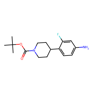 CAS: 188975-15-7 | PC100421 | Tert-butyl 4-(4-amino-2-fluorophenyl)piperidine-1-carboxylate