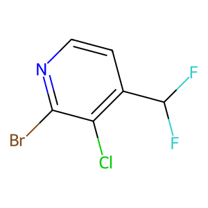 CAS: 1804758-12-0 | PC1004400 | 2-Bromo-3-chloro-4-(difluoromethyl)pyridine