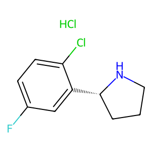 CAS: 1443538-48-4 | PC1004458 | (R)-2-(2-Chloro-5-fluorophenyl)pyrrolidine hydrochloride