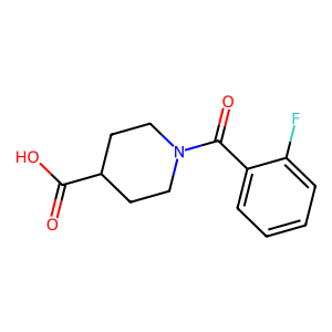 CAS: 445226-98-2 | PC1004491 | 1-(2-Fluorobenzoyl)piperidine-4-carboxylic acid