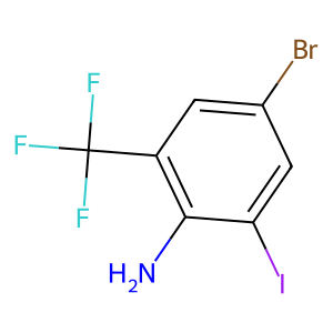 CAS: 1807119-74-9 | PC100464 | 4-Bromo-2-iodo-6-(trifluoromethyl)aniline